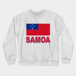 The Pride of Samoa - Samoan Flag Design Crewneck Sweatshirt